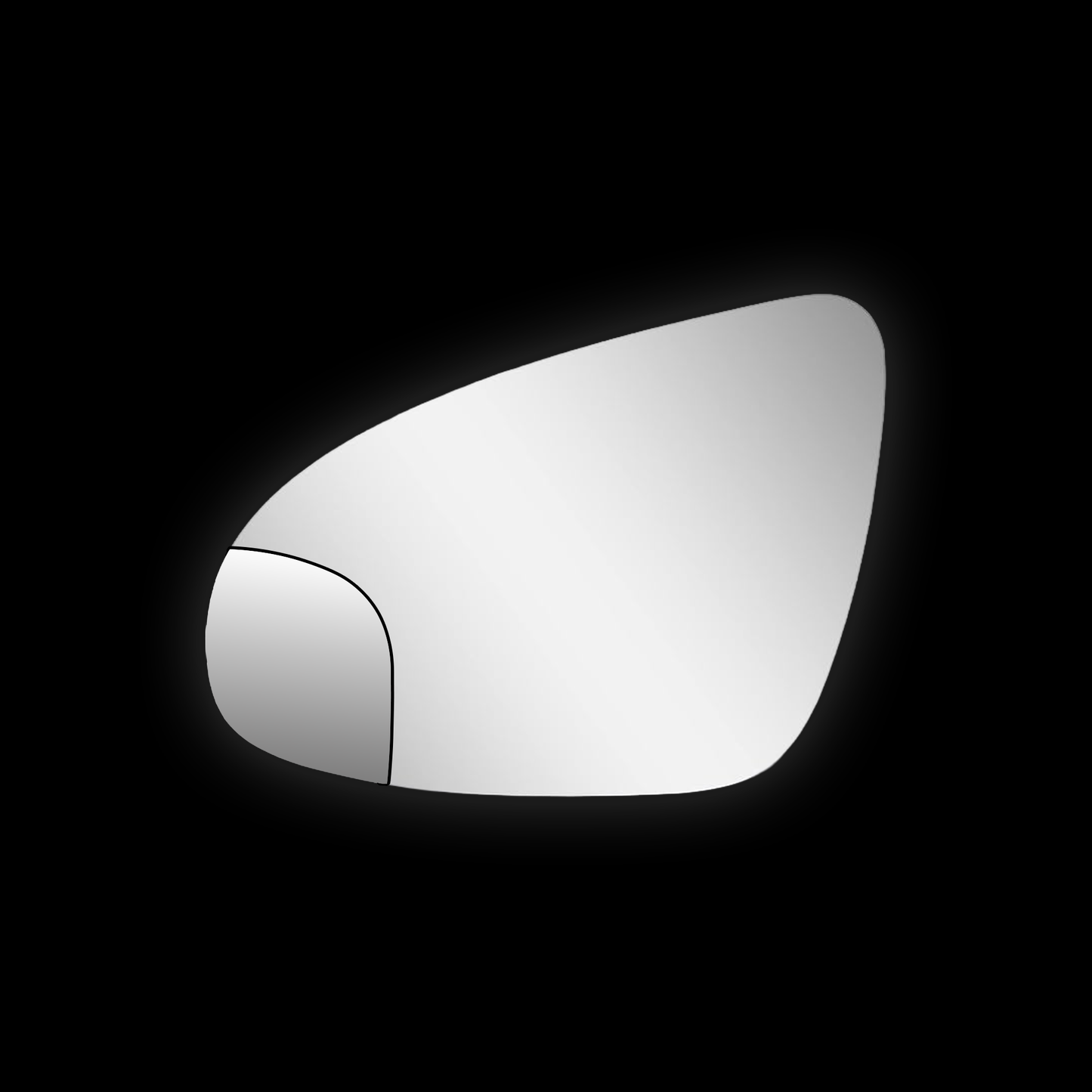 Toyota Camry Side Mirrors with Integrated Blind Spot Mirror