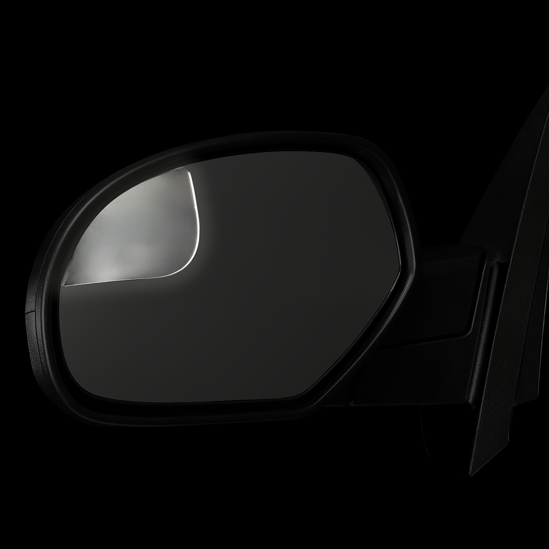 2007–2013 Silverado & Sierra Premium Blind Spot Mirror — Factory-Contour Convex Glass (Pair)
