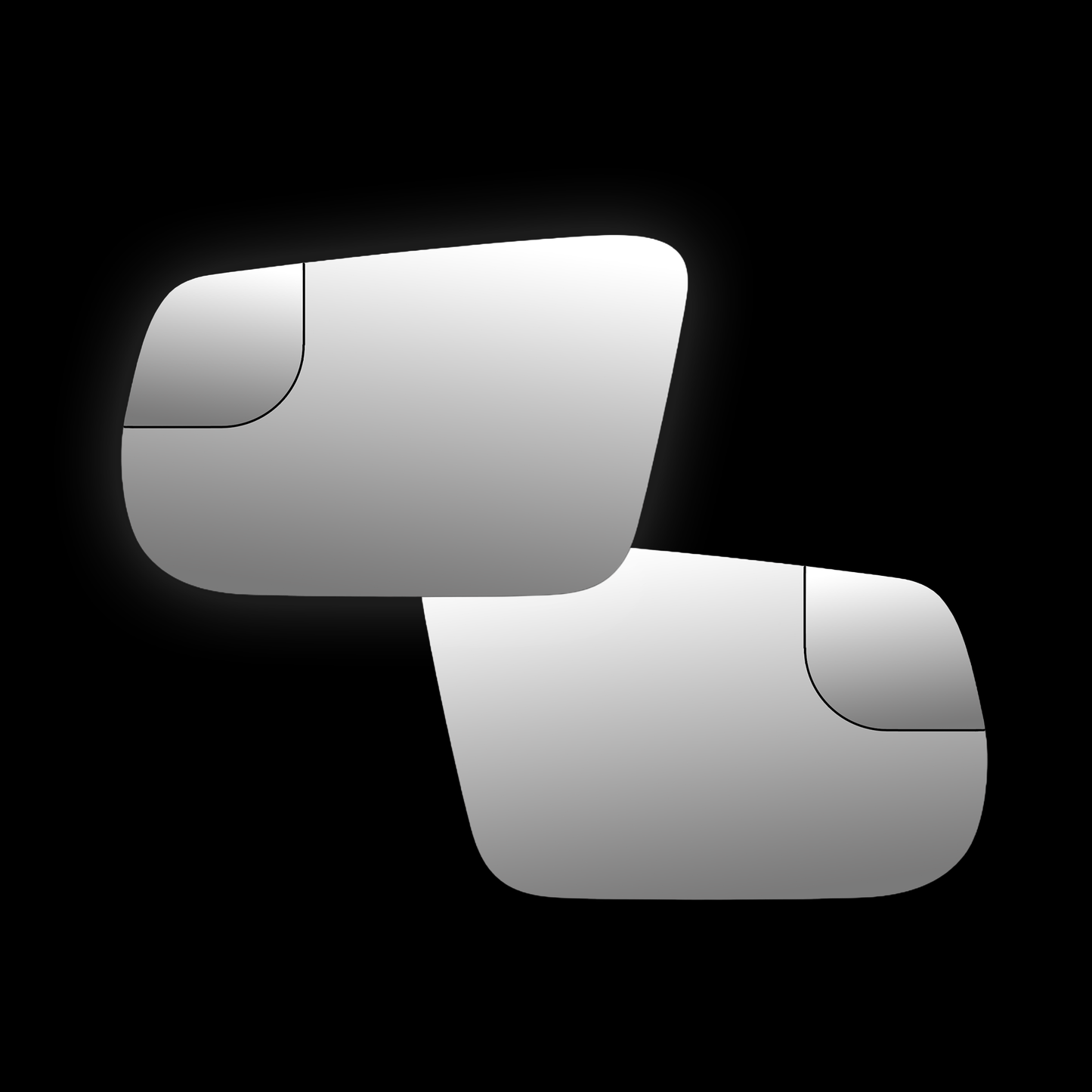 Nissan Altima Side Mirrors with Integrated Blind Spot Mirror